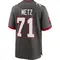 Youth Lorenz Metz Tampa Bay Buccaneers Pewter Alternate Jersey - Game