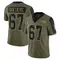 Youth Luke Goedeke Tampa Bay Buccaneers 2021 Salute To Service Jersey - Limited Olive