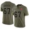 Youth Luke Goedeke Tampa Bay Buccaneers 2022 Salute To Service Jersey - Limited Olive