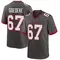 Youth Luke Goedeke Tampa Bay Buccaneers Pewter Alternate Jersey - Game