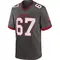 Youth Luke Goedeke Tampa Bay Buccaneers Pewter Alternate Jersey - Game