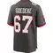 Youth Luke Goedeke Tampa Bay Buccaneers Pewter Alternate Jersey - Game