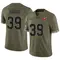 Youth Marcus Banks Tampa Bay Buccaneers 2022 Salute To Service Jersey - Limited Olive