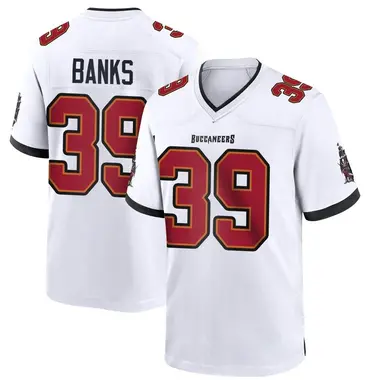 Youth Marcus Banks Tampa Bay Buccaneers Jersey - Game White