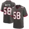 Youth Markees Watts Tampa Bay Buccaneers Pewter Alternate Jersey - Game