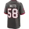 Youth Markees Watts Tampa Bay Buccaneers Pewter Alternate Jersey - Game