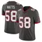 Youth Markees Watts Tampa Bay Buccaneers Pewter Alternate Vapor Jersey - Limited