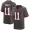 Youth Michael Pratt Tampa Bay Buccaneers Pewter Alternate Jersey - Game
