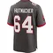 Youth Nash Hutmacher Tampa Bay Buccaneers Pewter Alternate Jersey - Game