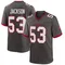 Youth Nick Jackson Tampa Bay Buccaneers Pewter Alternate Jersey - Game