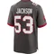Youth Nick Jackson Tampa Bay Buccaneers Pewter Alternate Jersey - Game