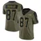Youth Payne Durham Tampa Bay Buccaneers 2021 Salute To Service Jersey - Limited Olive