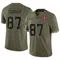 Youth Payne Durham Tampa Bay Buccaneers 2022 Salute To Service Jersey - Limited Olive