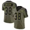 Youth Rashad Wisdom Tampa Bay Buccaneers 2021 Salute To Service Jersey - Limited Olive