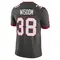 Youth Rashad Wisdom Tampa Bay Buccaneers Pewter Alternate Vapor Jersey - Limited