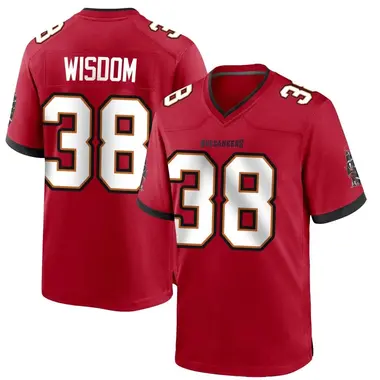 Youth Rashad Wisdom Tampa Bay Buccaneers Team Color Jersey - Game Red