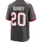 Youth Ronde Barber Tampa Bay Buccaneers Pewter Alternate Jersey - Game