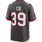 Youth Ryan Coe Tampa Bay Buccaneers Pewter Alternate Jersey - Game