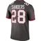 Youth Shilo Sanders Tampa Bay Buccaneers Pewter Alternate Jersey - Legend