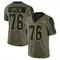 Youth Sua Opeta Tampa Bay Buccaneers 2021 Salute To Service Jersey - Limited Olive