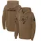Youth Tampa Bay Buccaneers 2023 Salute to Service Club Fleece Pullover Hoodie - Brown