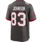 Youth Tez Johnson Tampa Bay Buccaneers Pewter Alternate Jersey - Game