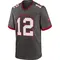 Youth Tom Brady Tampa Bay Buccaneers Pewter Alternate Jersey - Game