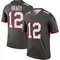 Youth Tom Brady Tampa Bay Buccaneers Pewter Alternate Jersey - Legend