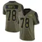 Youth Tristan Wirfs Tampa Bay Buccaneers 2021 Salute To Service Jersey - Limited Olive