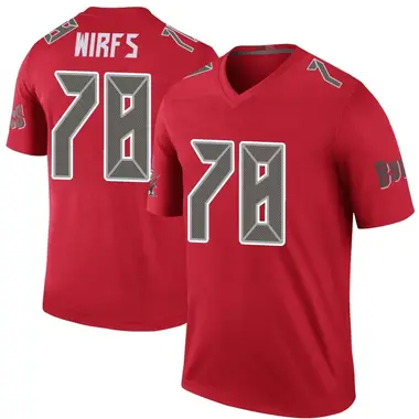 Youth Tristan Wirfs Tampa Bay Buccaneers Color Rush Jersey - Legend Red