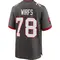 Youth Tristan Wirfs Tampa Bay Buccaneers Pewter Alternate Jersey - Game