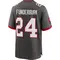 Youth Tyrek Funderburk Tampa Bay Buccaneers Pewter Alternate Jersey - Game