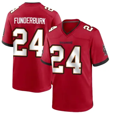 Youth Tyrek Funderburk Tampa Bay Buccaneers Team Color Jersey - Game Red