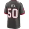 Youth Vita Vea Tampa Bay Buccaneers Pewter Alternate Jersey - Game