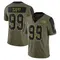 Youth Warren Sapp Tampa Bay Buccaneers 2021 Salute To Service Jersey - Limited Olive