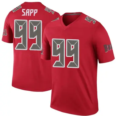 Youth Warren Sapp Tampa Bay Buccaneers Color Rush Jersey - Legend Red