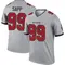 Youth Warren Sapp Tampa Bay Buccaneers Inverted Jersey - Legend Gray