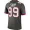 Youth Warren Sapp Tampa Bay Buccaneers Pewter Alternate Jersey - Legend